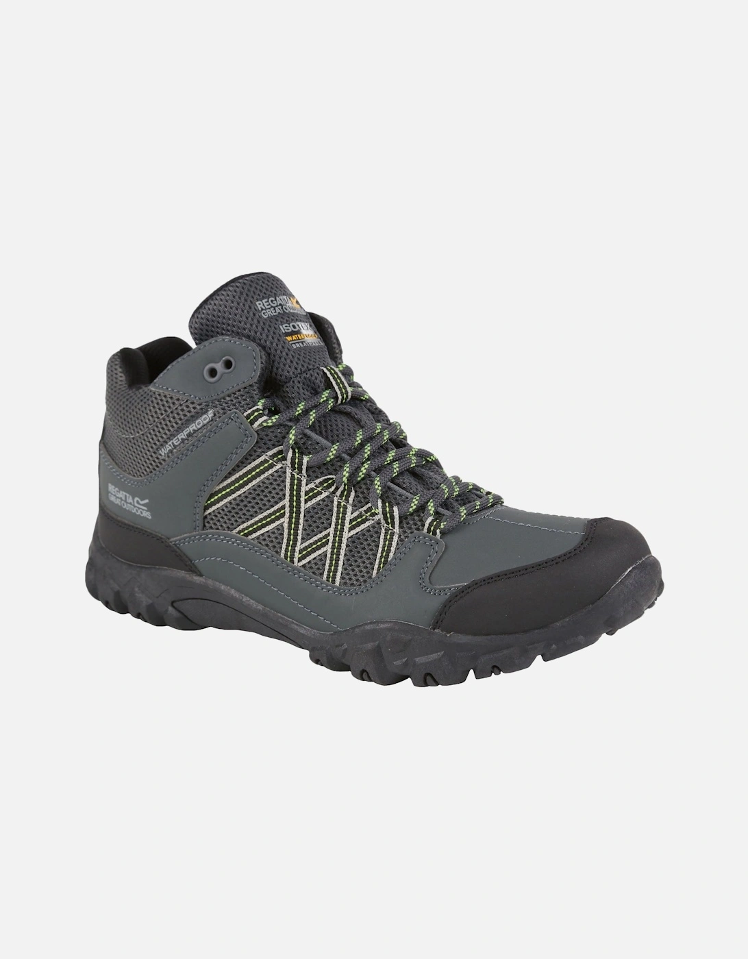 Mens Edgepoint Waterproof Walking Boots - Grey, 5 of 4