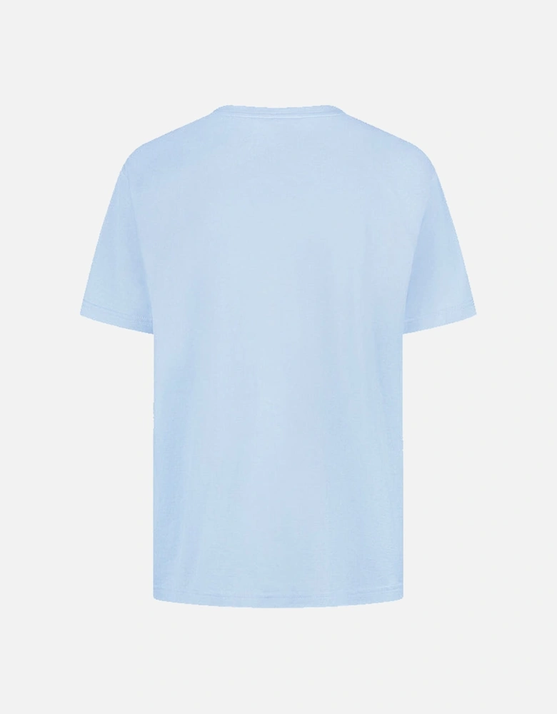 Refracted Embroidered T-shirt in Blue