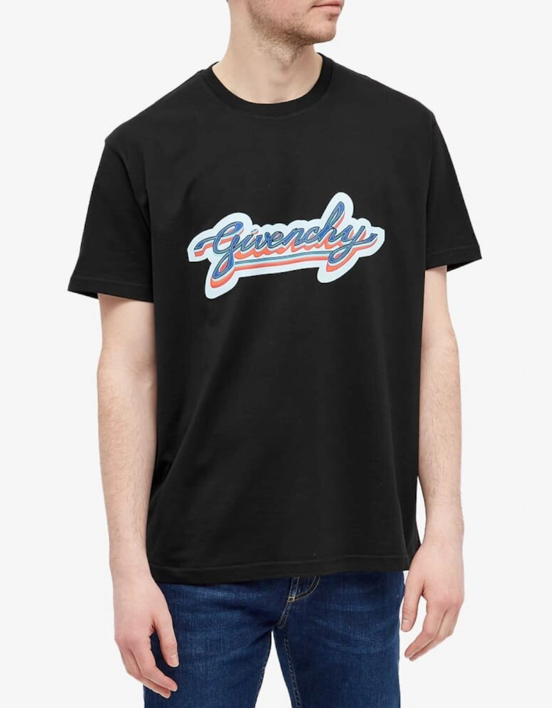 Retro Logo T-shirt Black