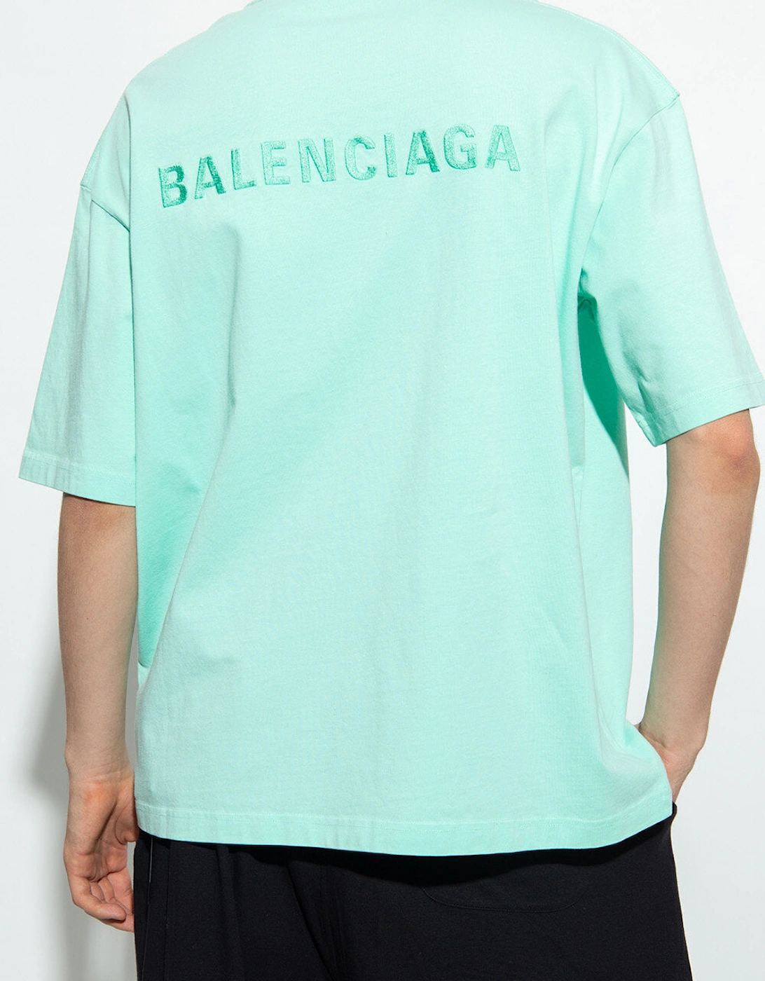 Embroidered Logo T-shirt in Green