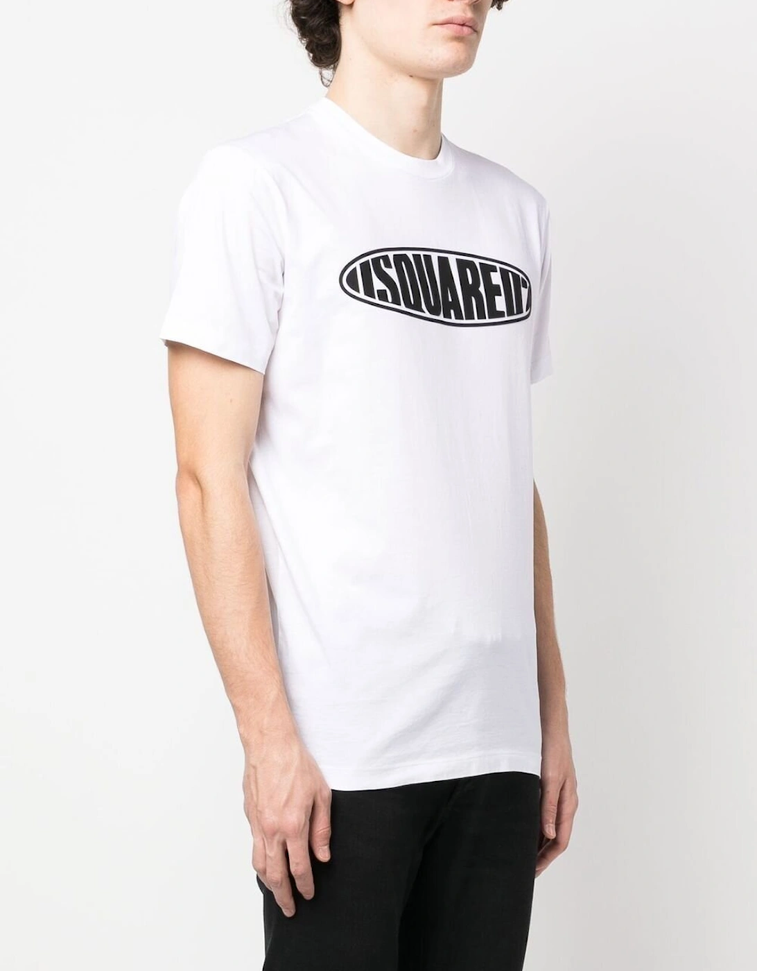 Surf Board logo print T-Shirt in White