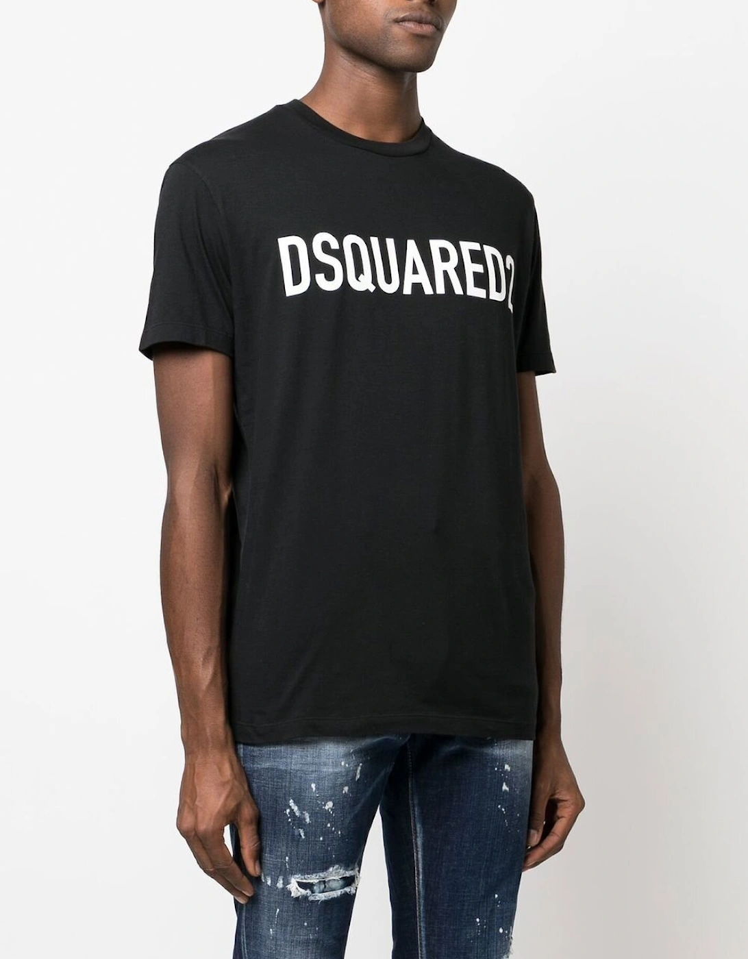 Slouch Logo-print T-shirt in Black