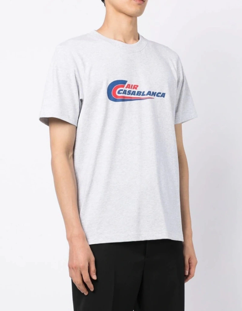 Air Print T-Shirt in Grey
