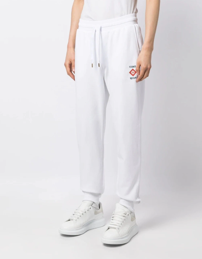 Casa Sport Logo 3D Printed Unisex Sweatpant Joggers White