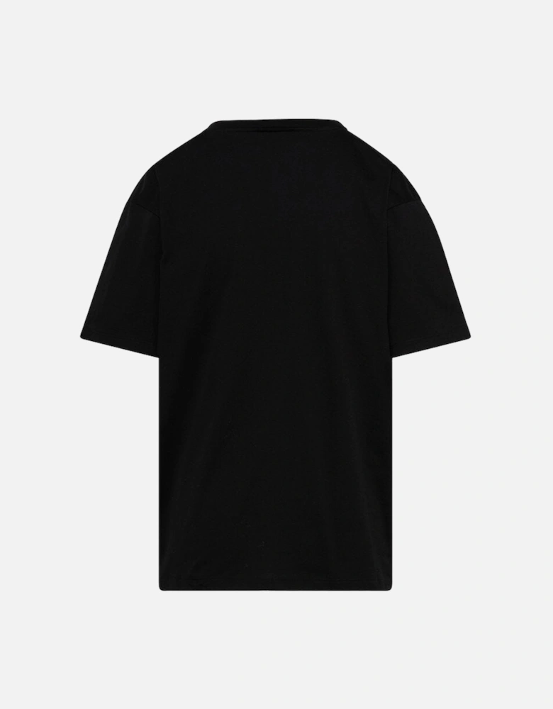 Celine Loose Cotton Jersey T-shirt Black