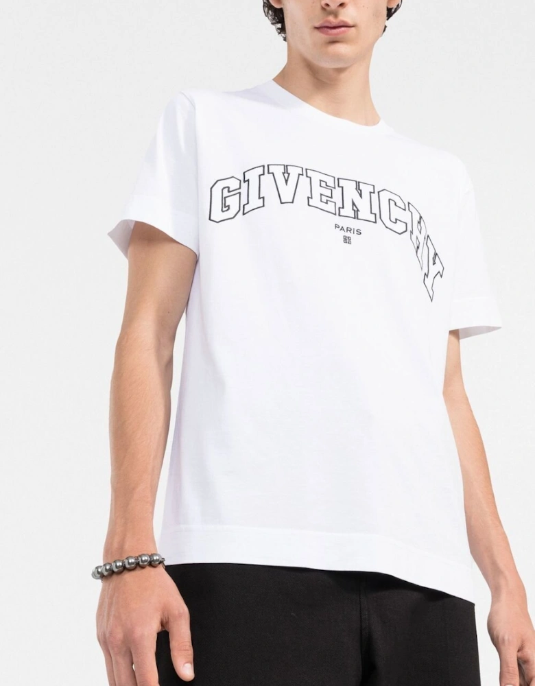 Logo Embroidered T-shirt White