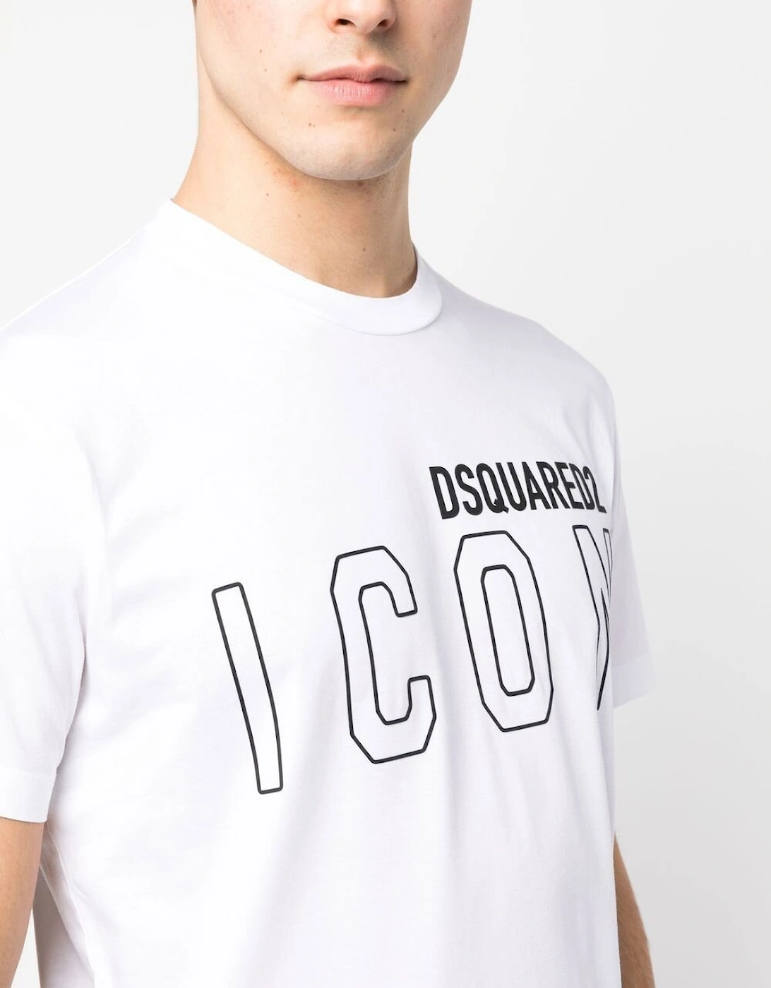 Icon Outline T-shirt in White