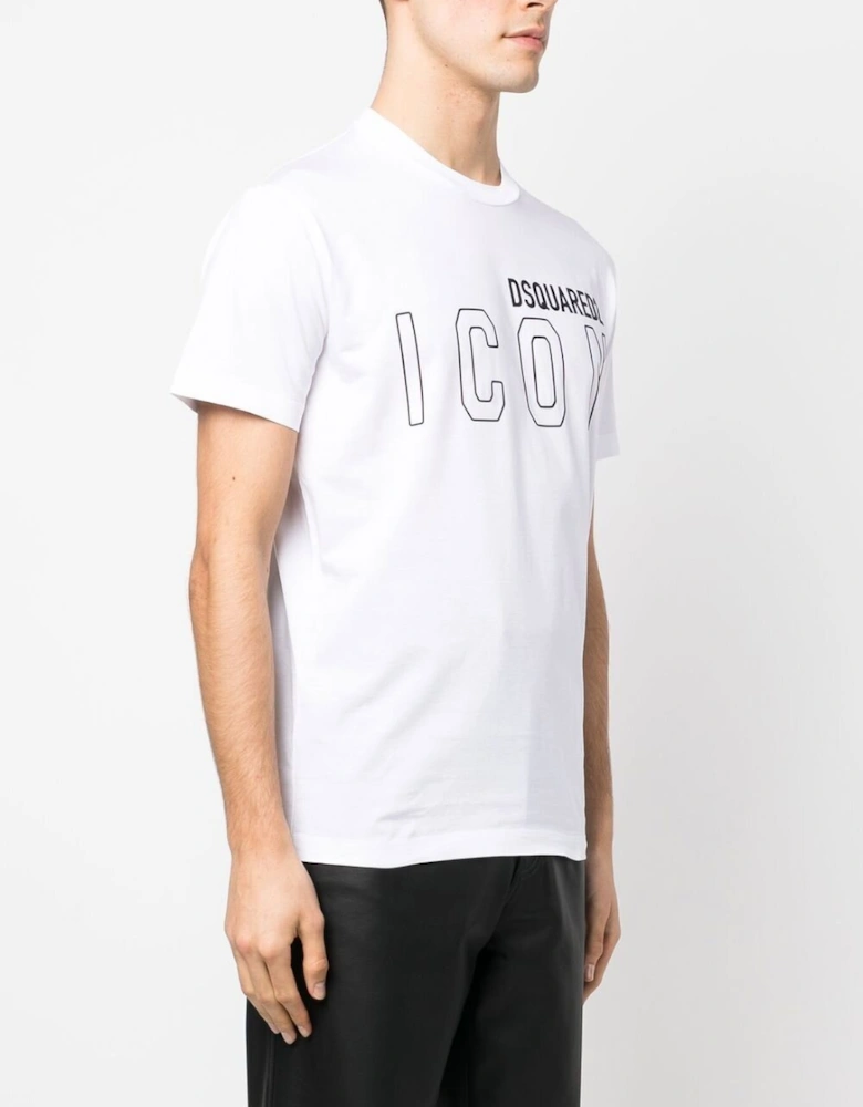 Icon Outline T-shirt in White