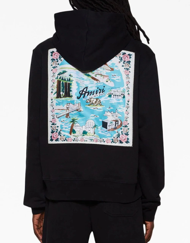 California Hawaiian Hoodie in Black