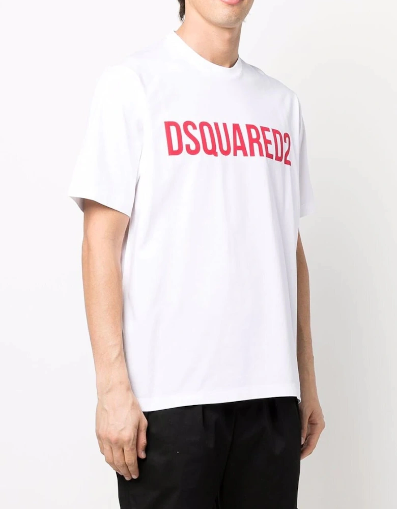 Slouch Logo-print T-shirt in White