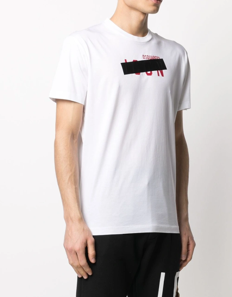Tape Icon T-shirt in White
