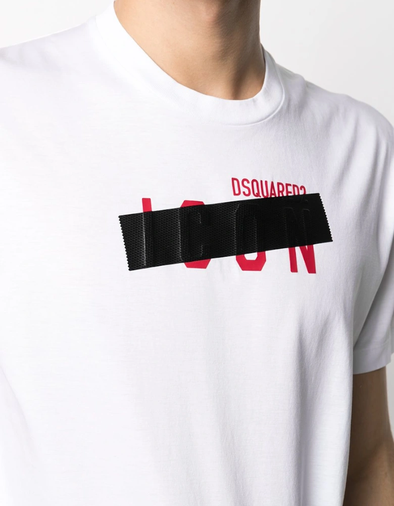Tape Icon T-shirt in White