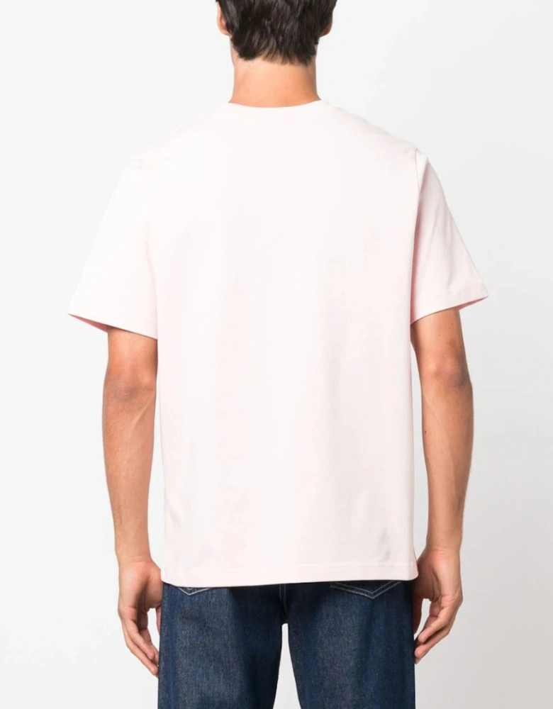 Graphic-print Tennis Club Cotton T-shirt Pink
