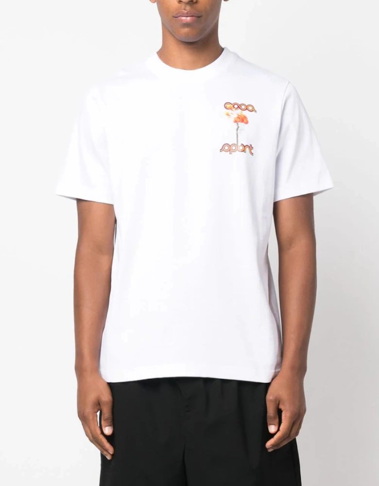 La Flamme Du Sport T-shirt White