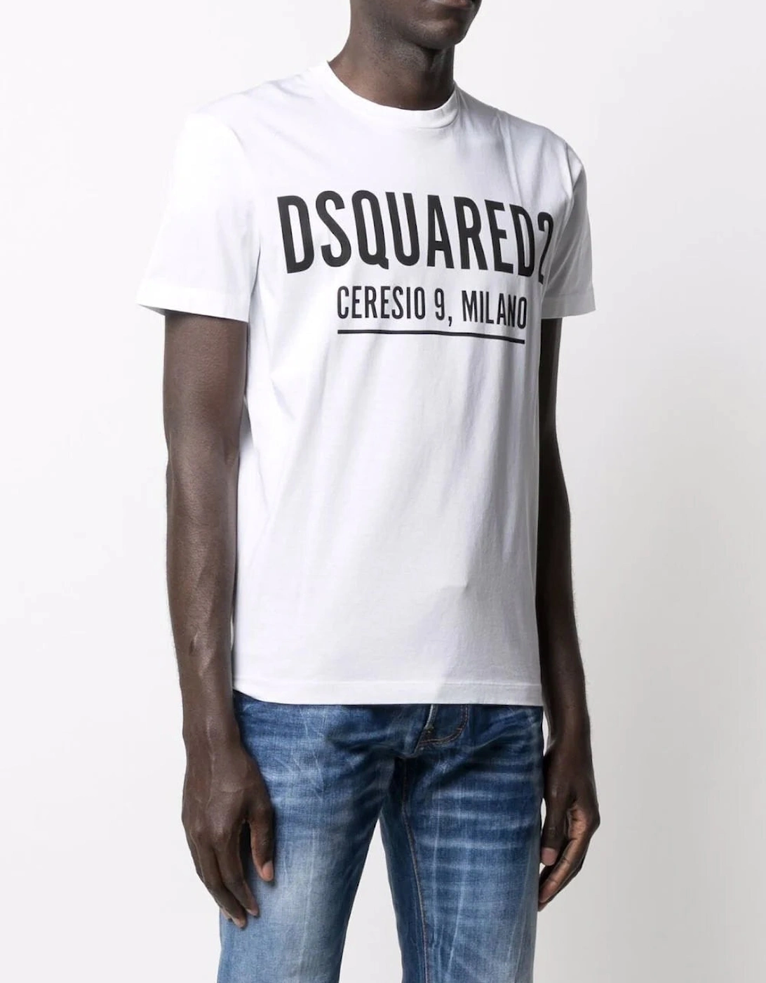 Ceresio 9 Logo-print T-shirt in White