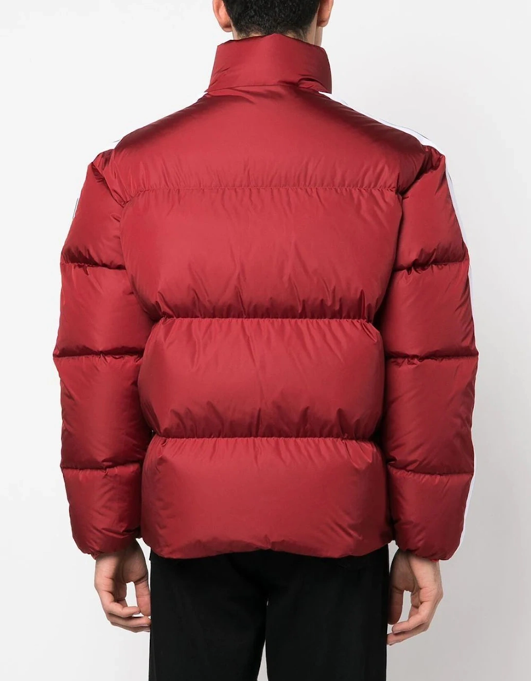 Classic Logo-print Padded Down Coat in Red
