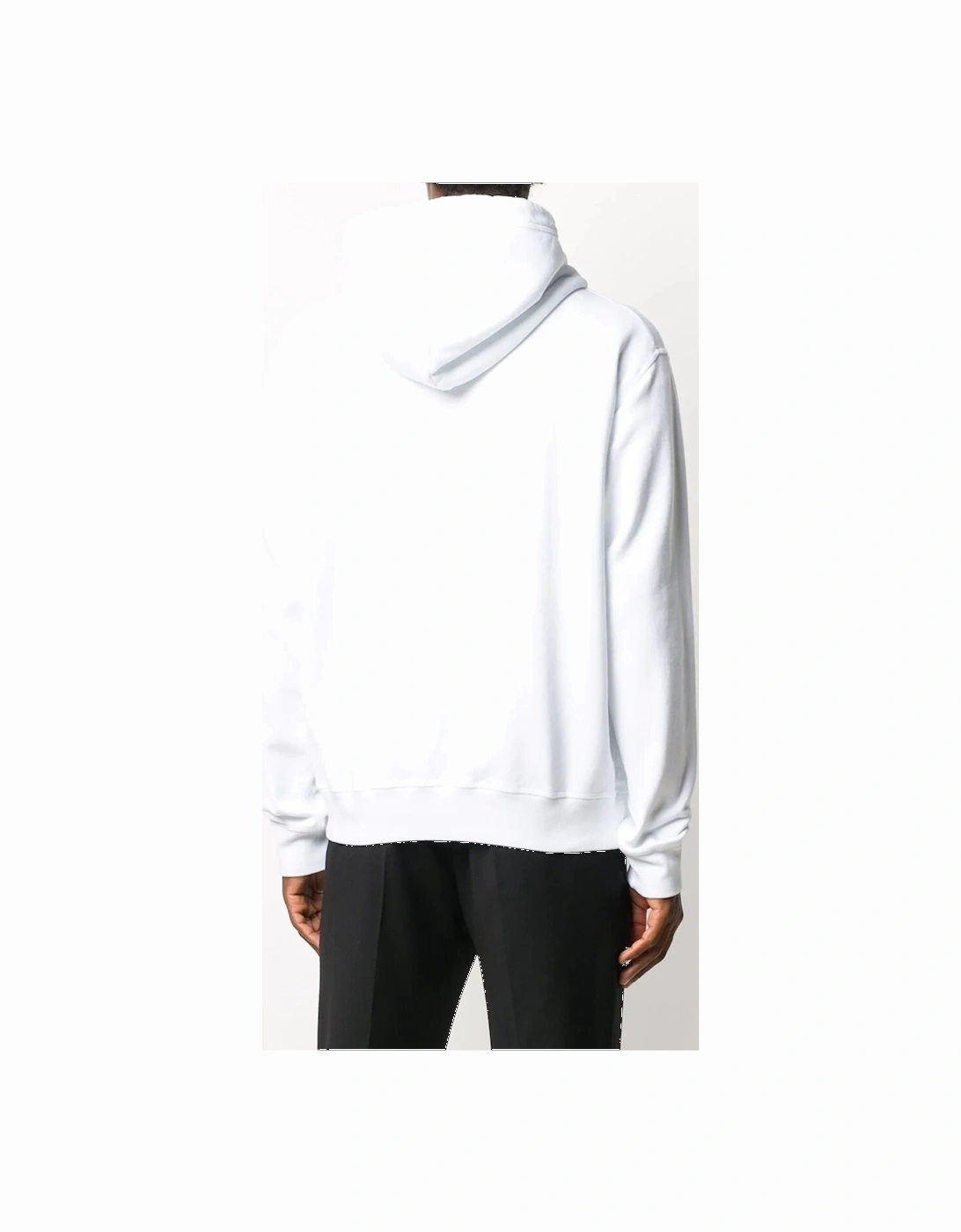 Icon Print Hoodie in White