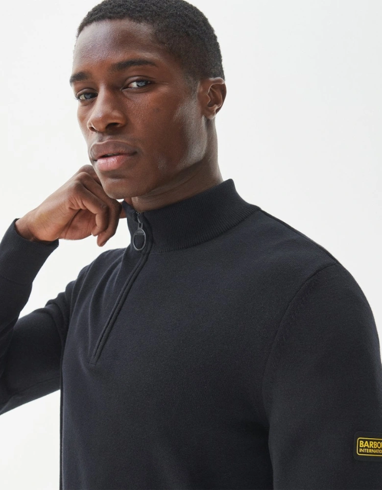 Cotton Mens Half Zip Sweatshirt