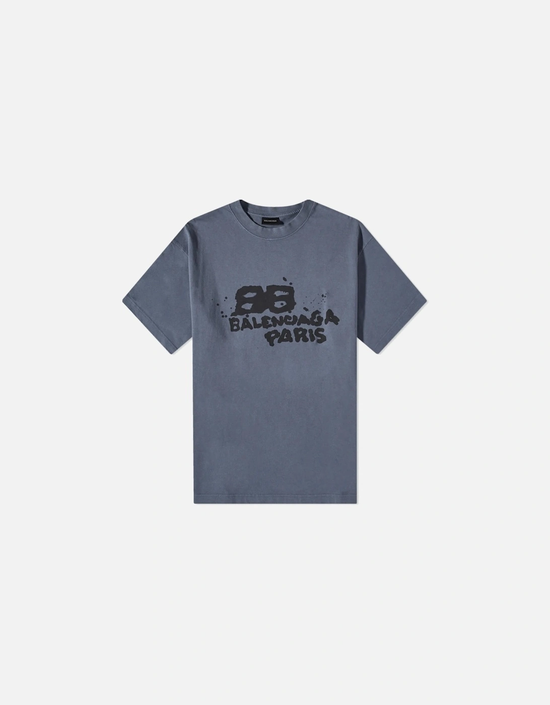 Hand Draw BB Icon Logo T-Shirt in Blue, 5 of 4