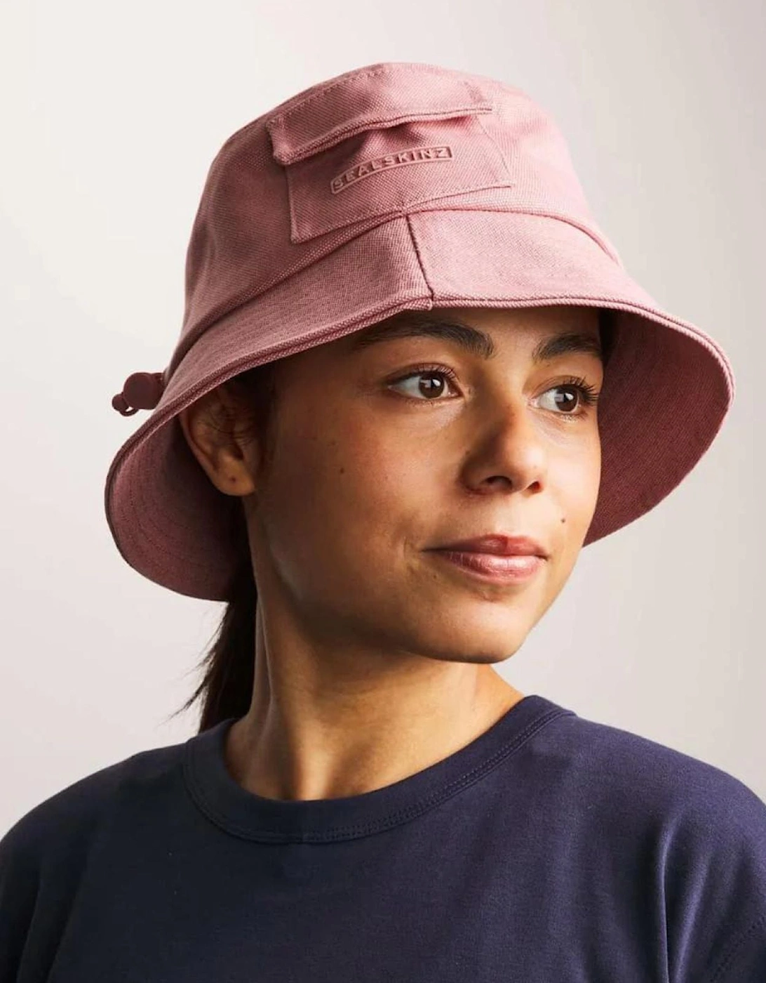 Sealskinz Women's Pink Lynford Waterproof Canvas Bucket Hat  L/Xl