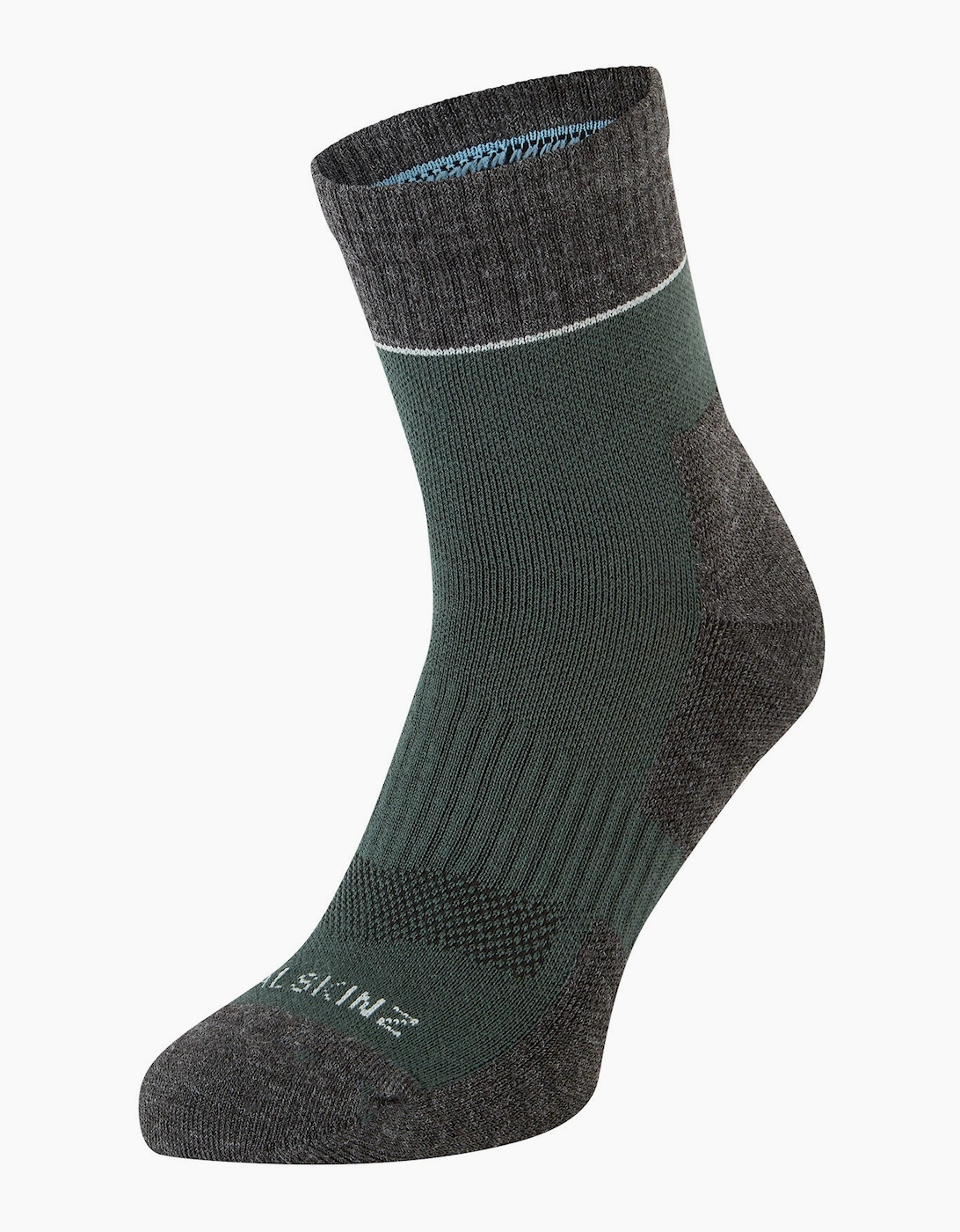 SealSkinz Sealskinz Morston Solo QuickDry Ankle Length Socks - Green
