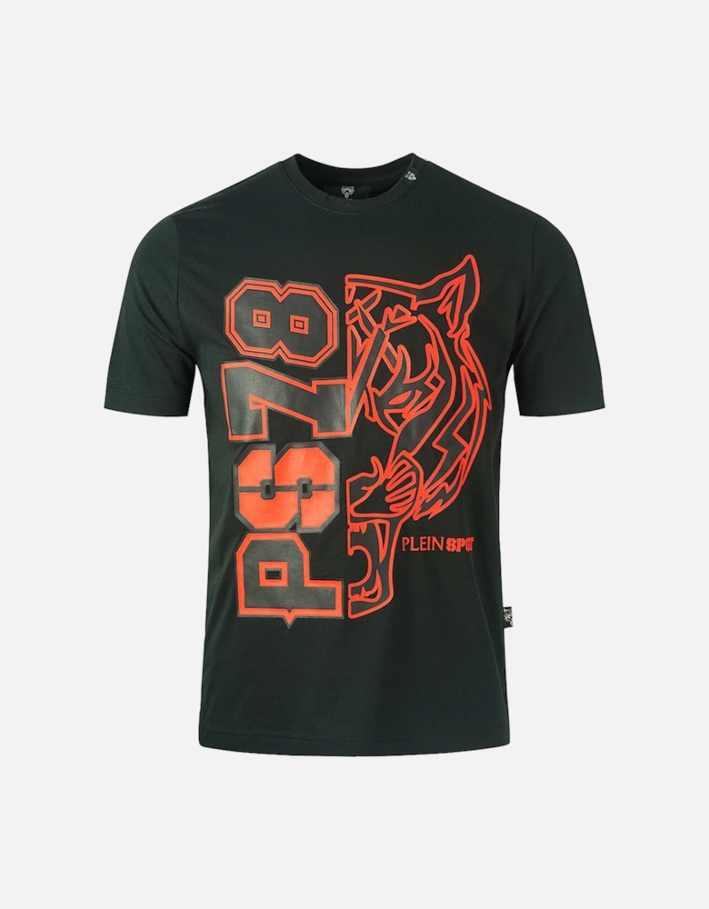 Plein Sport PS78 Design Logo Black T-Shirt