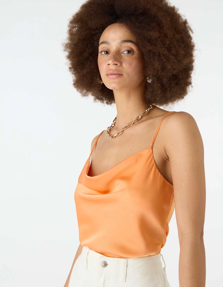 Kelly Cami Top in Rust Orange