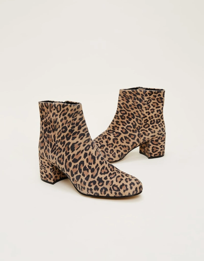 Animal Print Ankle Boot