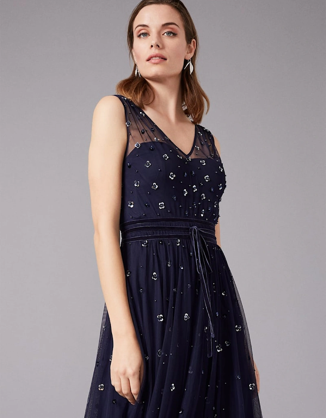 Marcia Sequin Tulle Dress