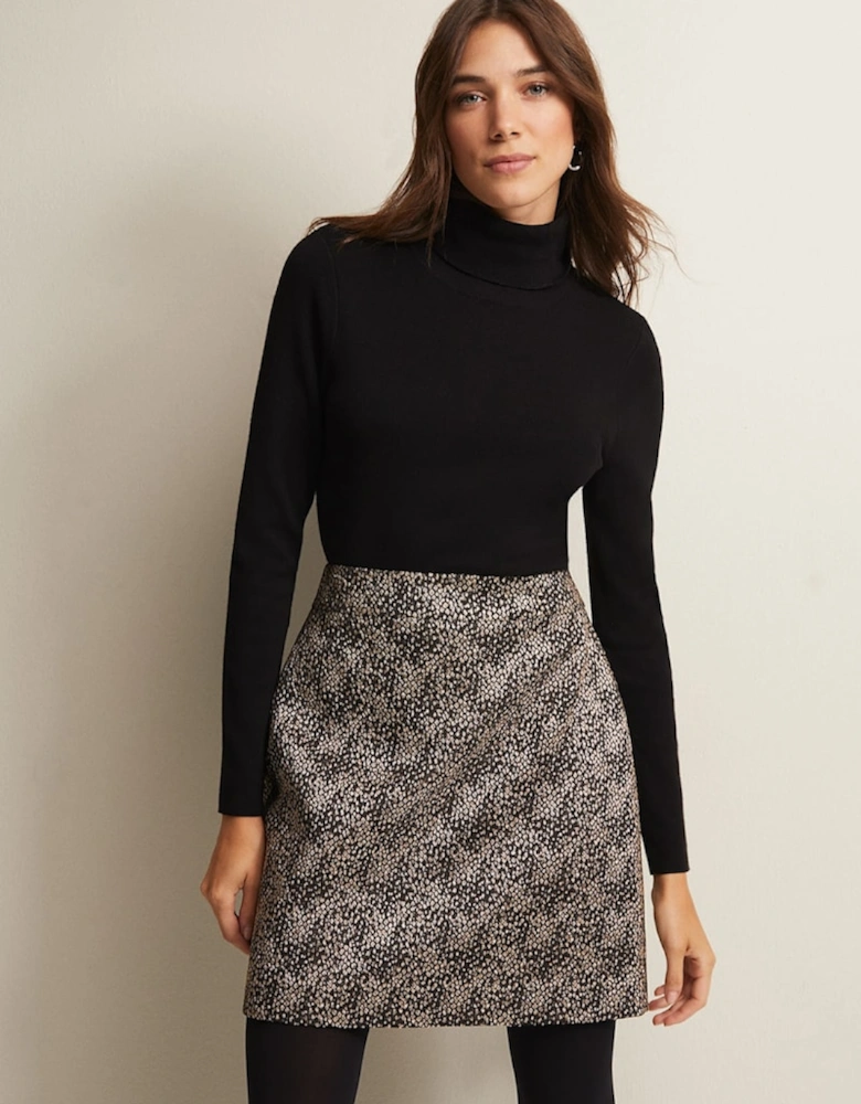 Kilah Jacquard Mini Skirt