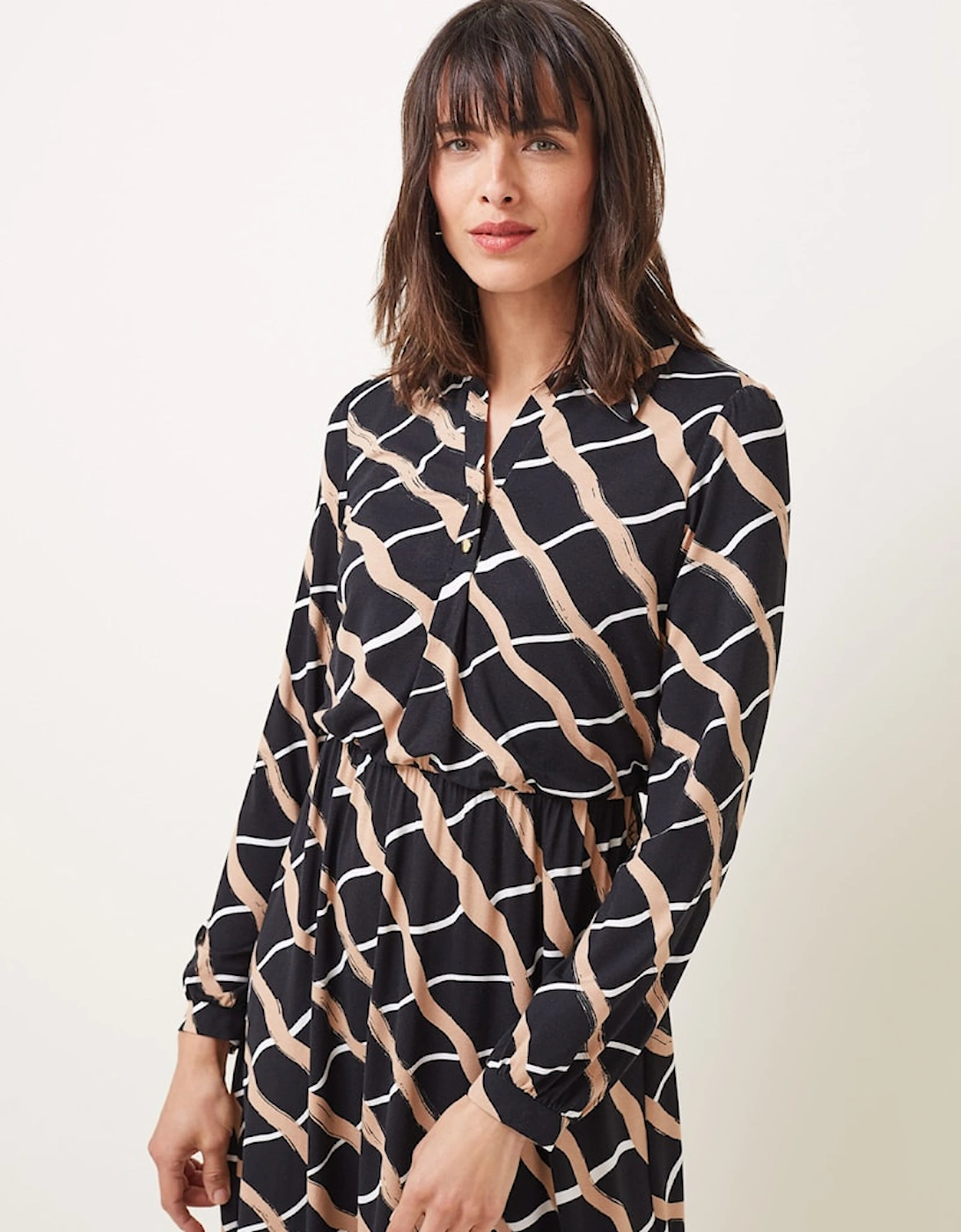 Loren Check Shirt Dress