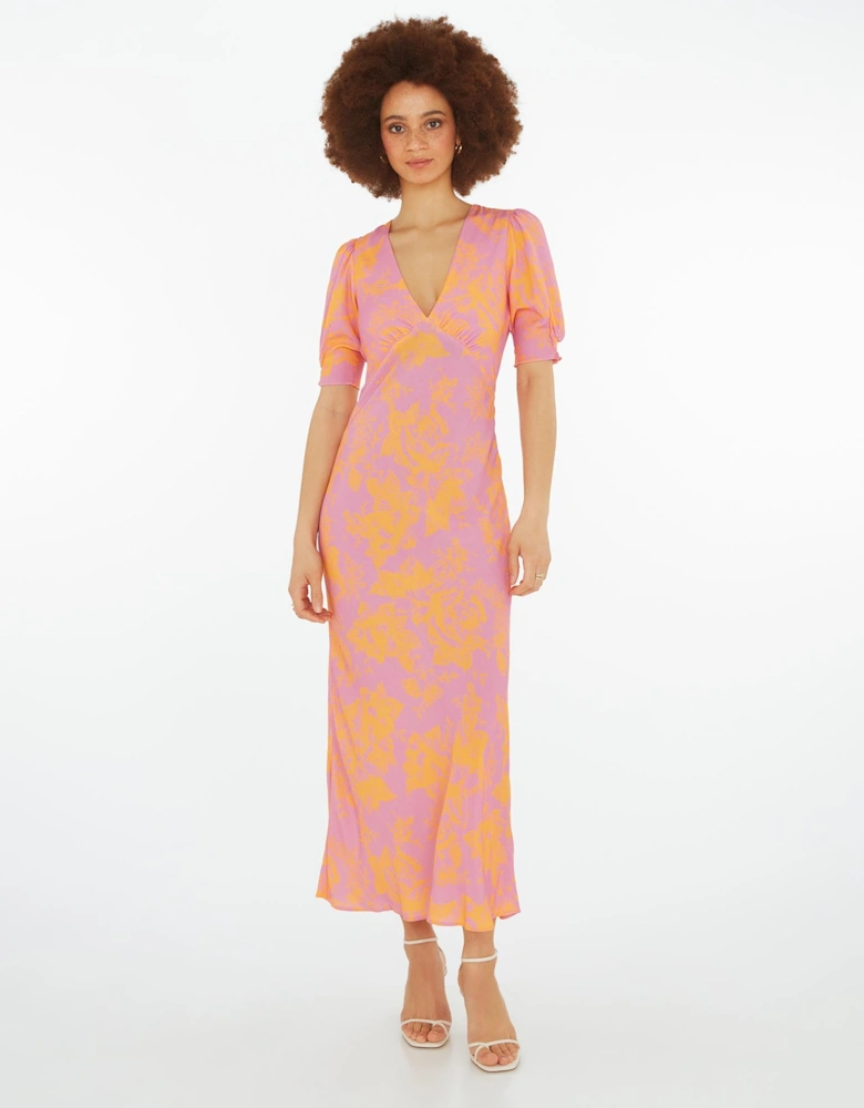 Bergamot Floral Tea Dress