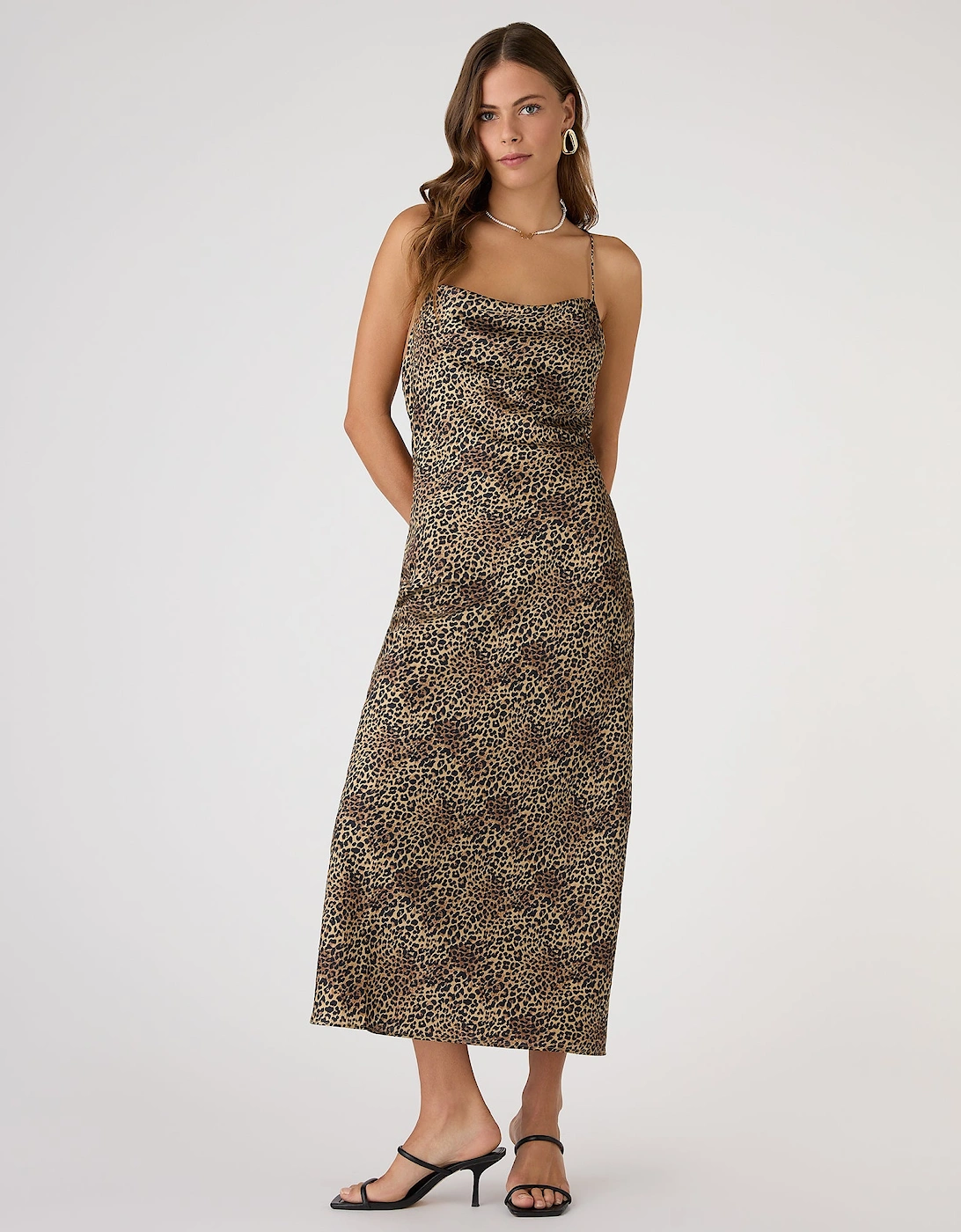 Riviera Midi Dress in Cheetah Print, 5 of 4