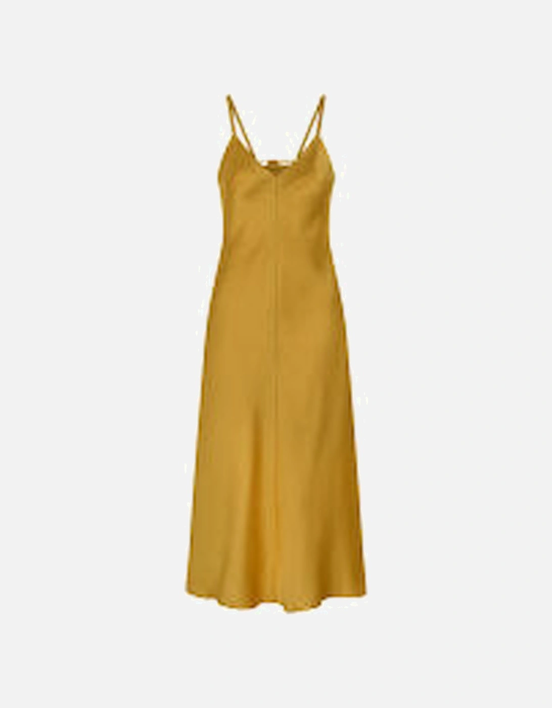 Marianne Midi Dress in Yellow Gold