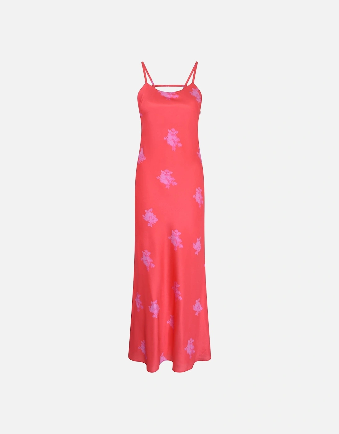 Libra Maxi Dress in Pink Print