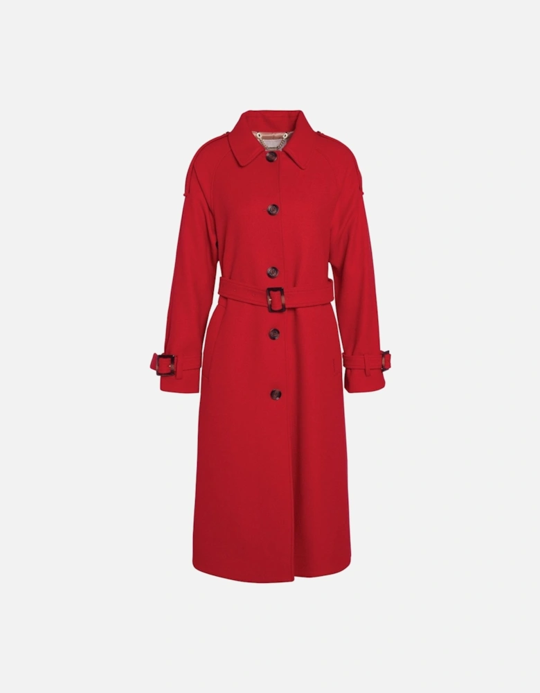 Alberta Womens Wool Trench Coat