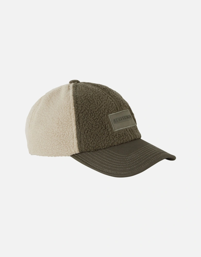 Sealskins Unisex Westwick Waterproof Micro Fleece Cap - Olive/Beige - One Size