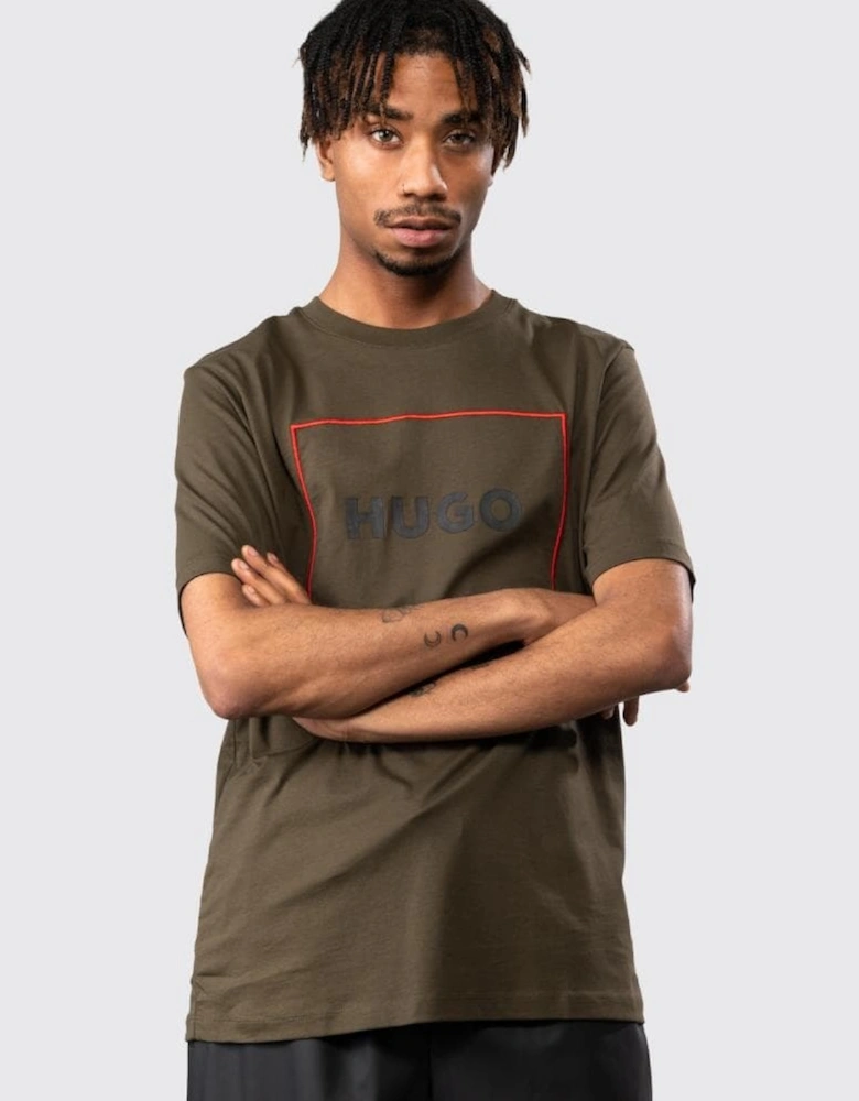 HUGO Dumex Box Logo Mens T-Shirt