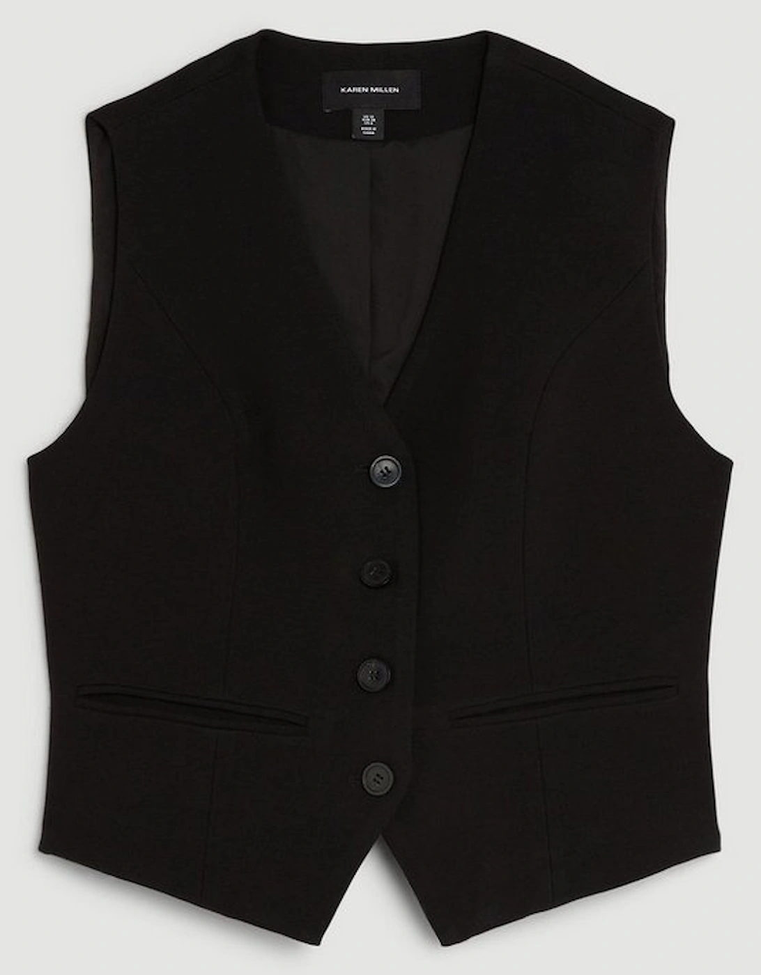 Tailored Essential Button Through Waistcoat