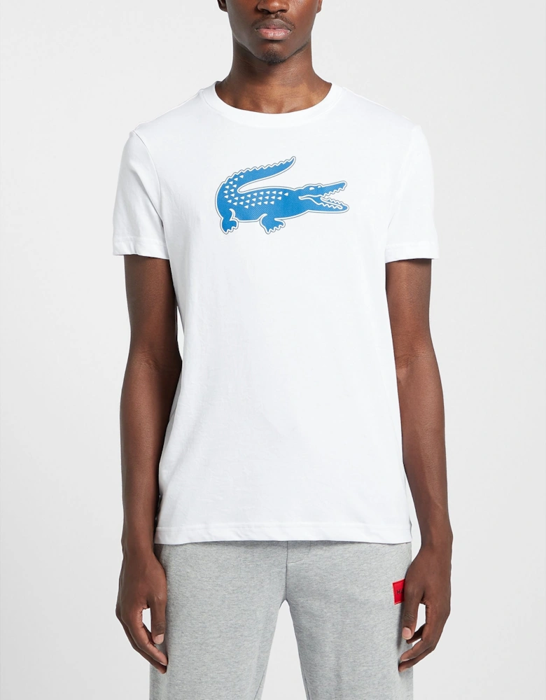 Mens 3D Print Crocodile Breathable Jersey T-Shirt