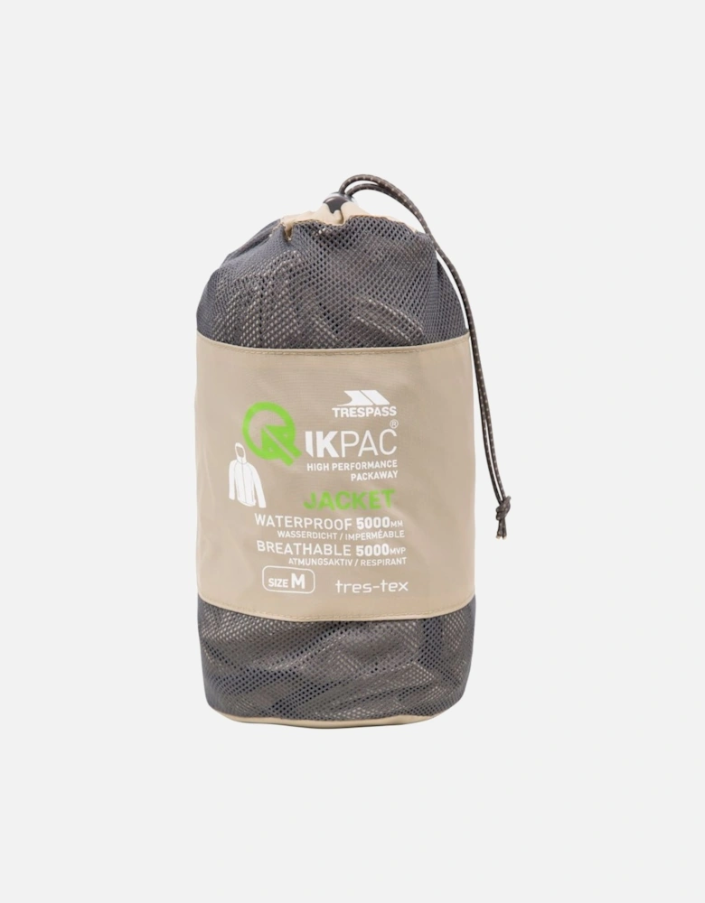 Adults Unisex Qikpac Packaway Waterproof Jacket