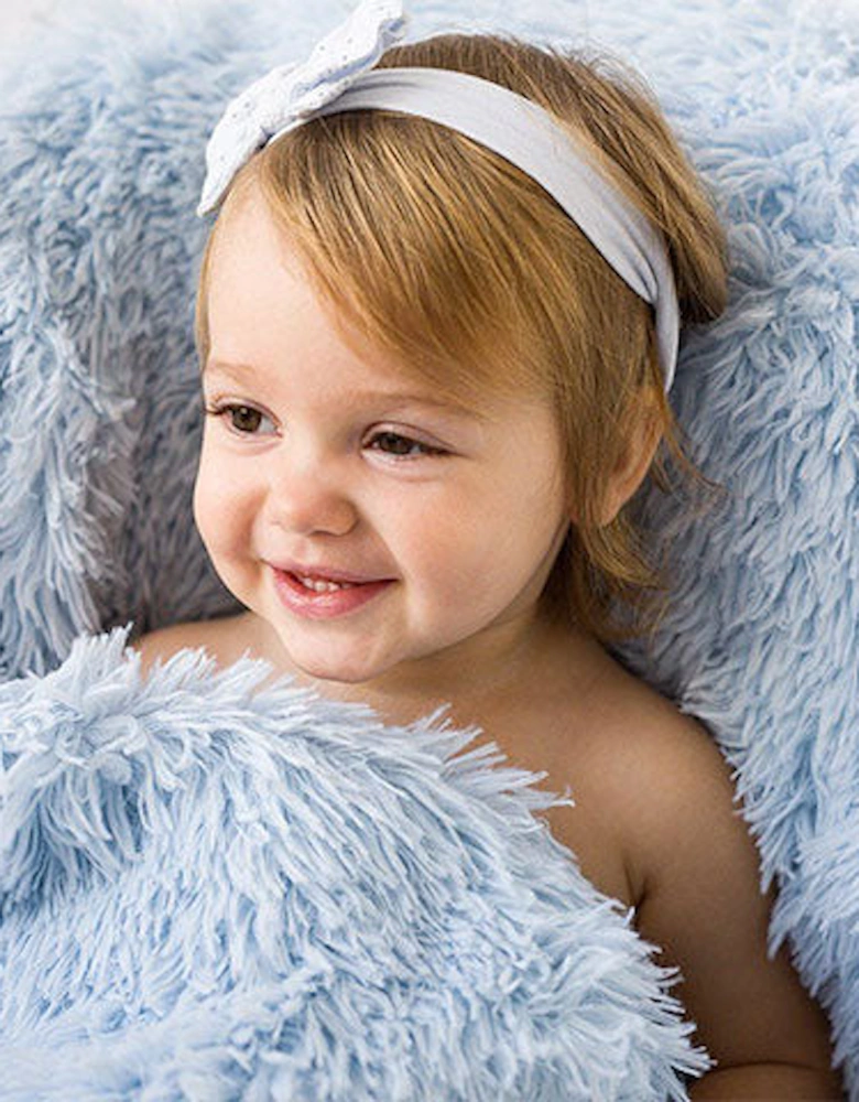 Fluffy Baby Blanket - Powder Blue - Koochicoo™?