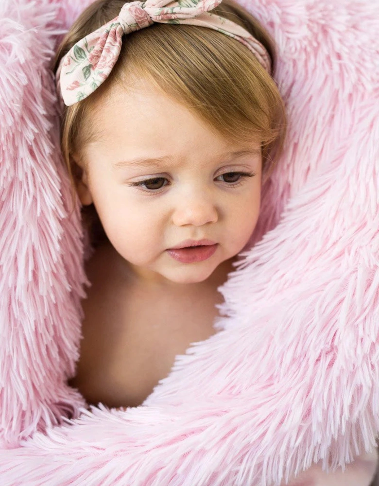 Fluffy Baby Blanket - Blush Pink - Koochicoo™?