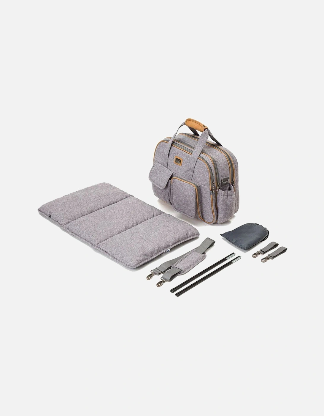 Baby Travel Crib Changing Bag - Windsor Grey - POD ®