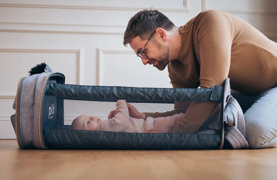 Baby Travel Crib Changing Rucsac - Windsor Grey - RucPOD ®