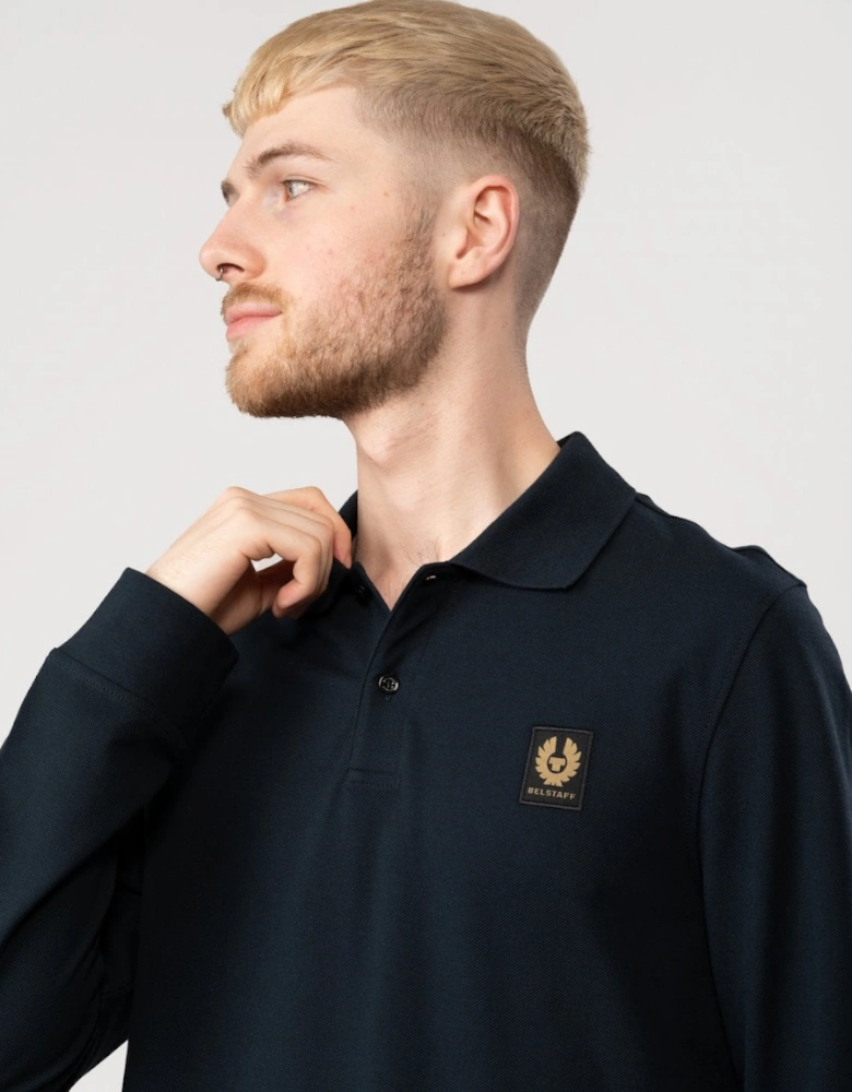 Long Sleeved Mens Essentials Polo