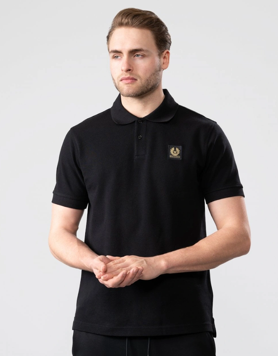 Short Sleeved Mens Polo