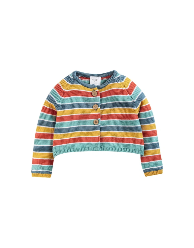 Baby Bright As A Button Cardigan - Multi
