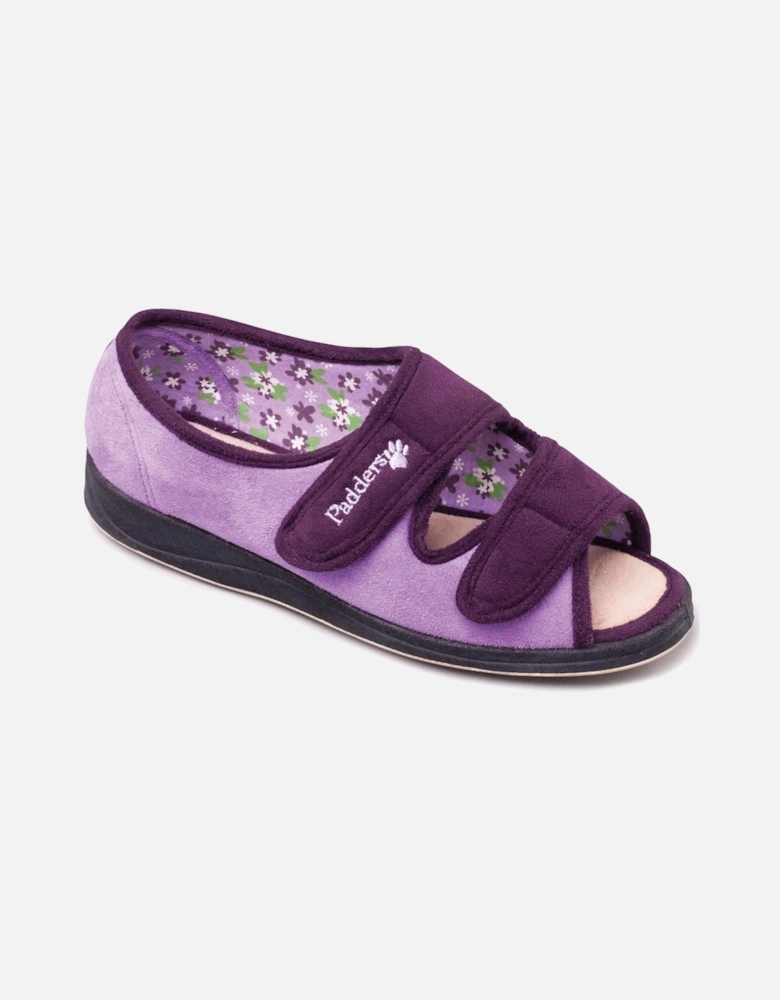 Lydia Womens Twin Strap Slippers