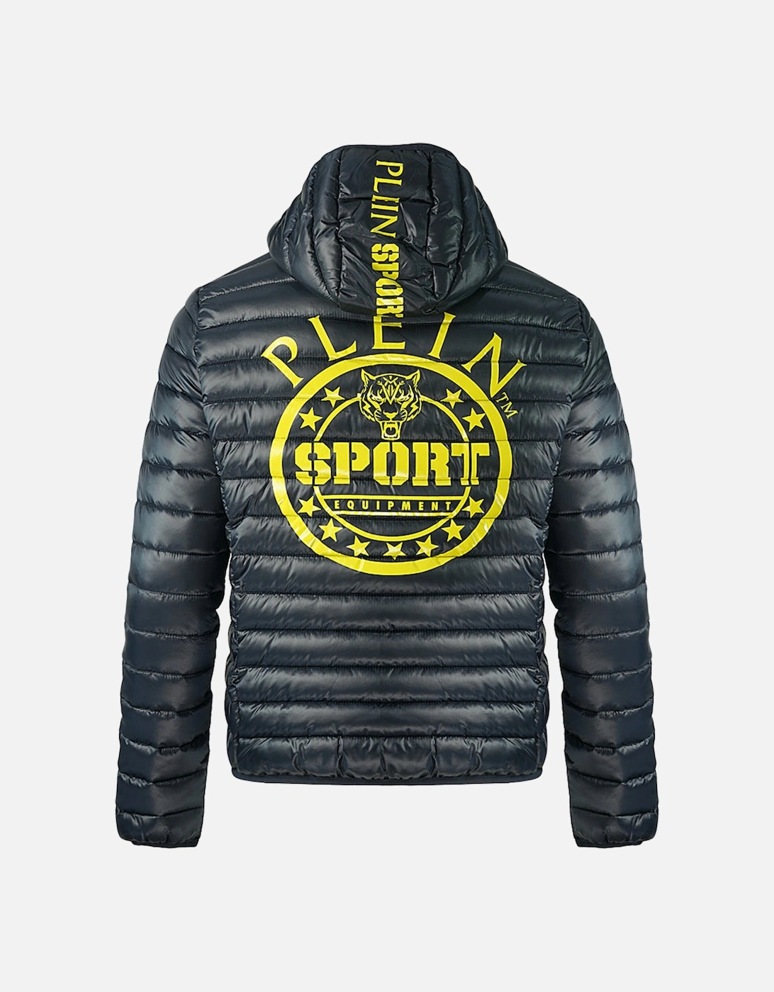 Sport Padded Circle Logo Navy Jacket